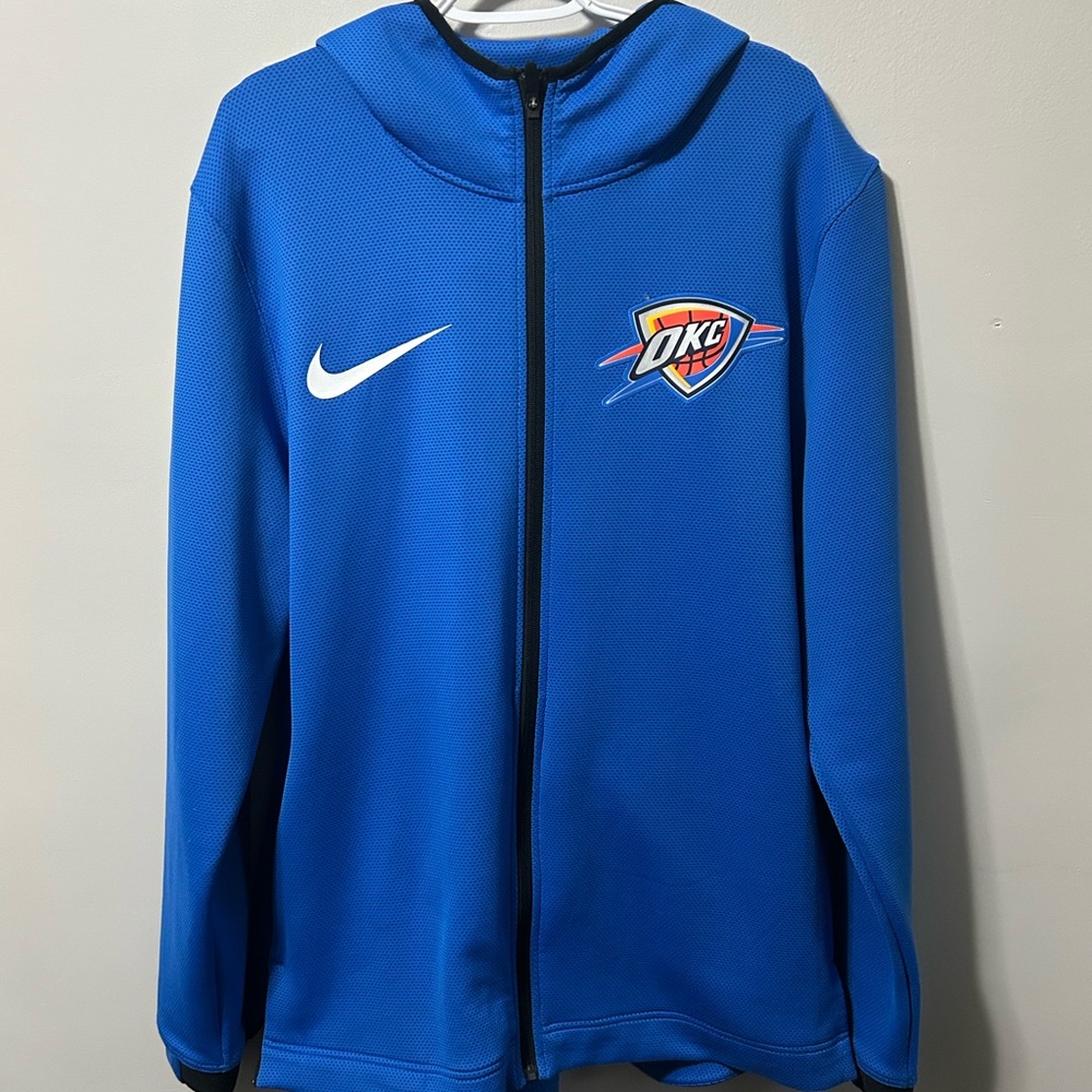 Nike Dri-Fit Men’s XL Blue OKC Full Zip Hoodie